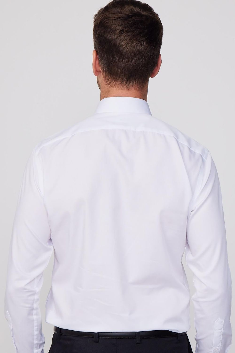Slim Fit Non Iron Beyaz  Erkek Gömlek