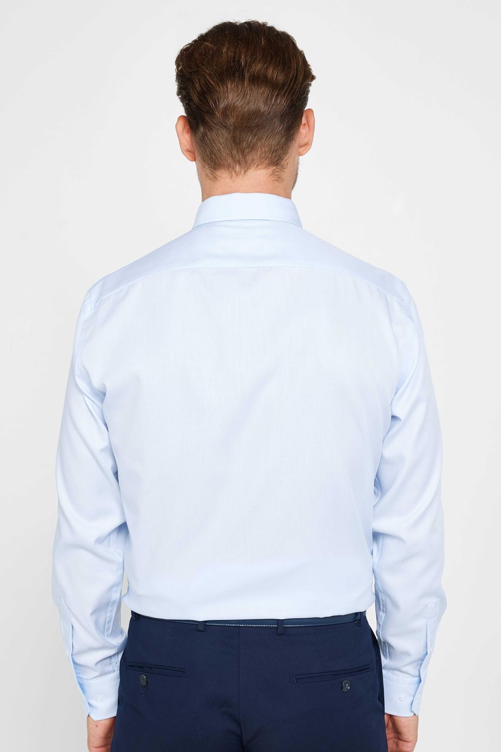 Slim Fit Uzun Kollu Non Iron Erkek Gömlek