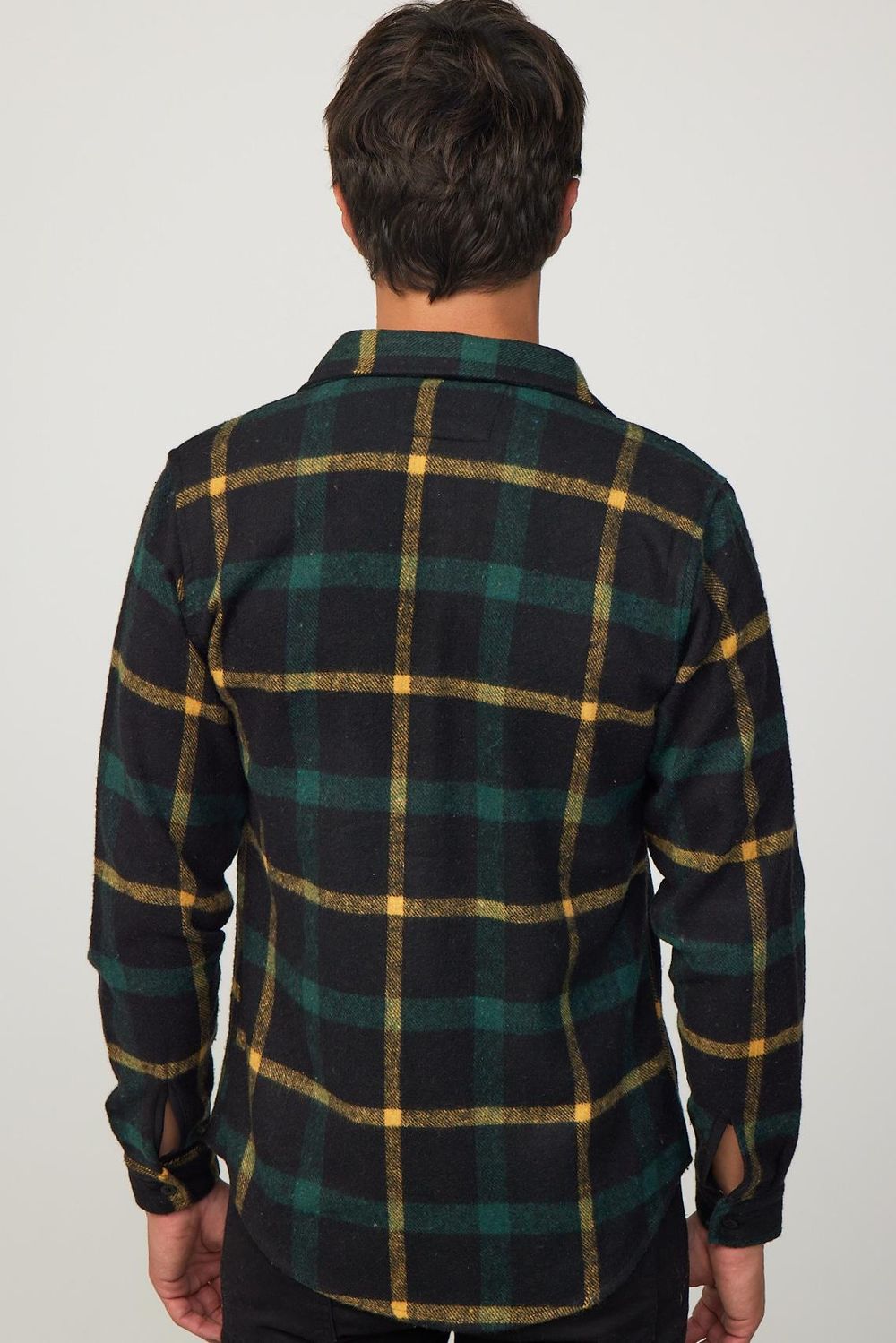 Slim Fit Dar Kesim Kareli Oduncu Erkek Gömlek