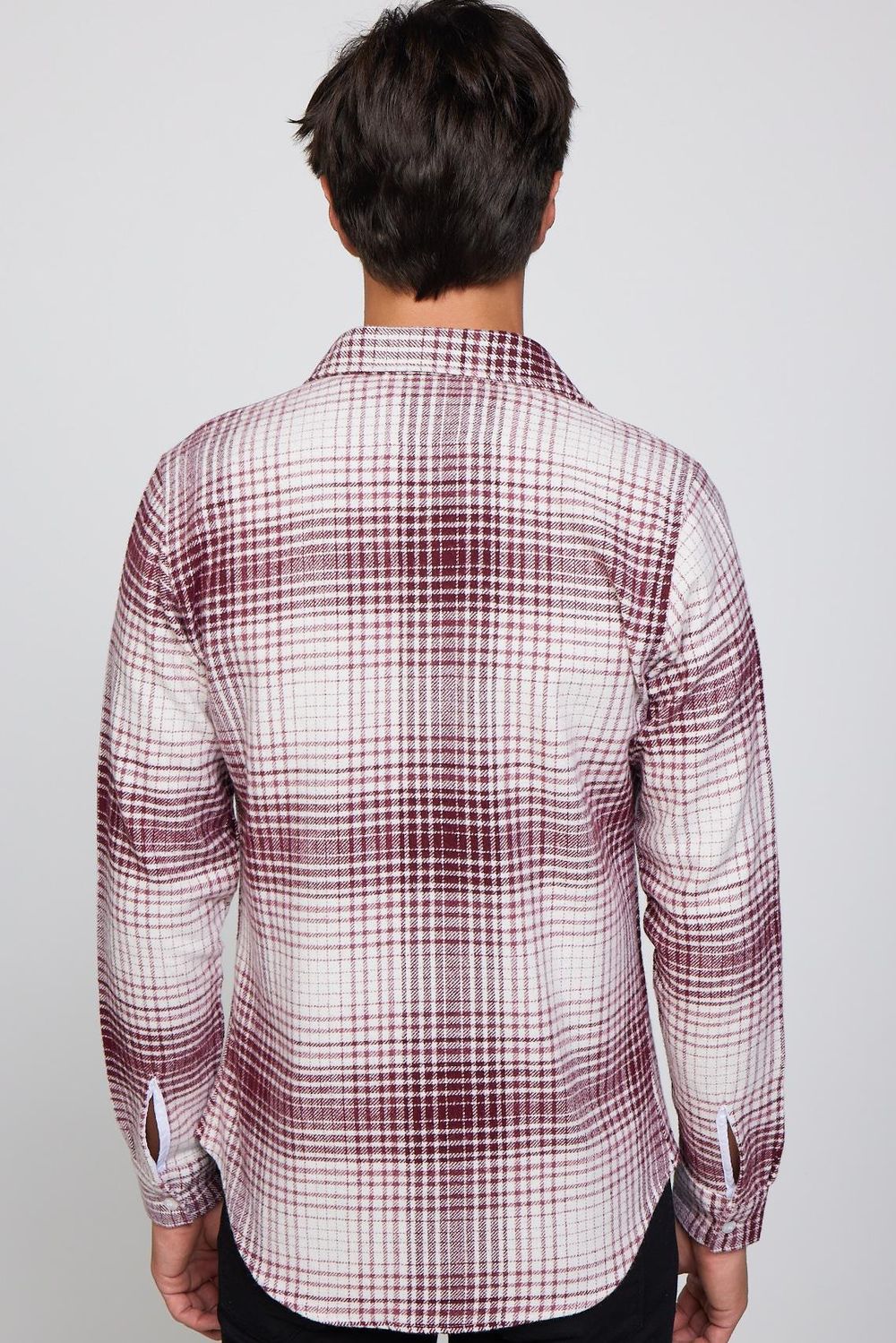 Slim Fit Dar Kesim Kareli Oduncu Erkek Gömlek