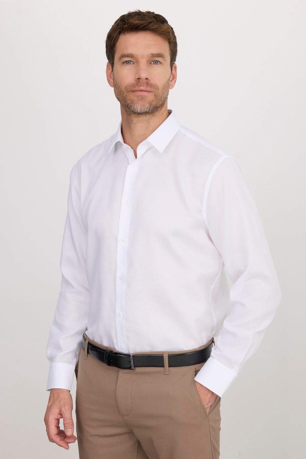 Slim Fit Non-Iron Ütü Gerektirmez Erkek Gömlek
