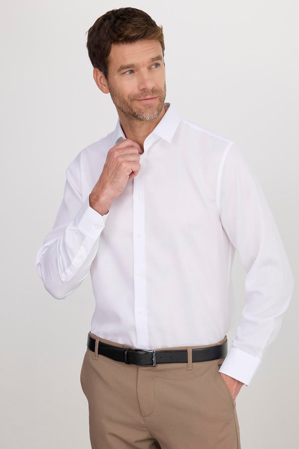 Slim Fit Non-Iron Ütü Gerektirmez Erkek Gömlek