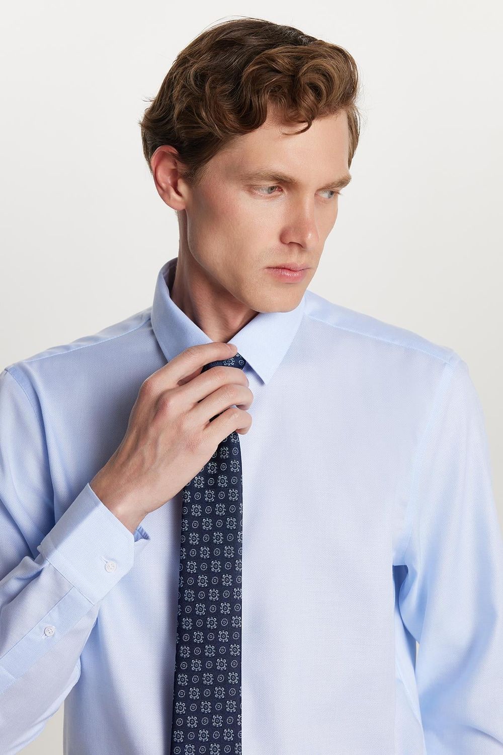 Slim Fit Non-Iron Ütü Gerektirmez Erkek Gömlek