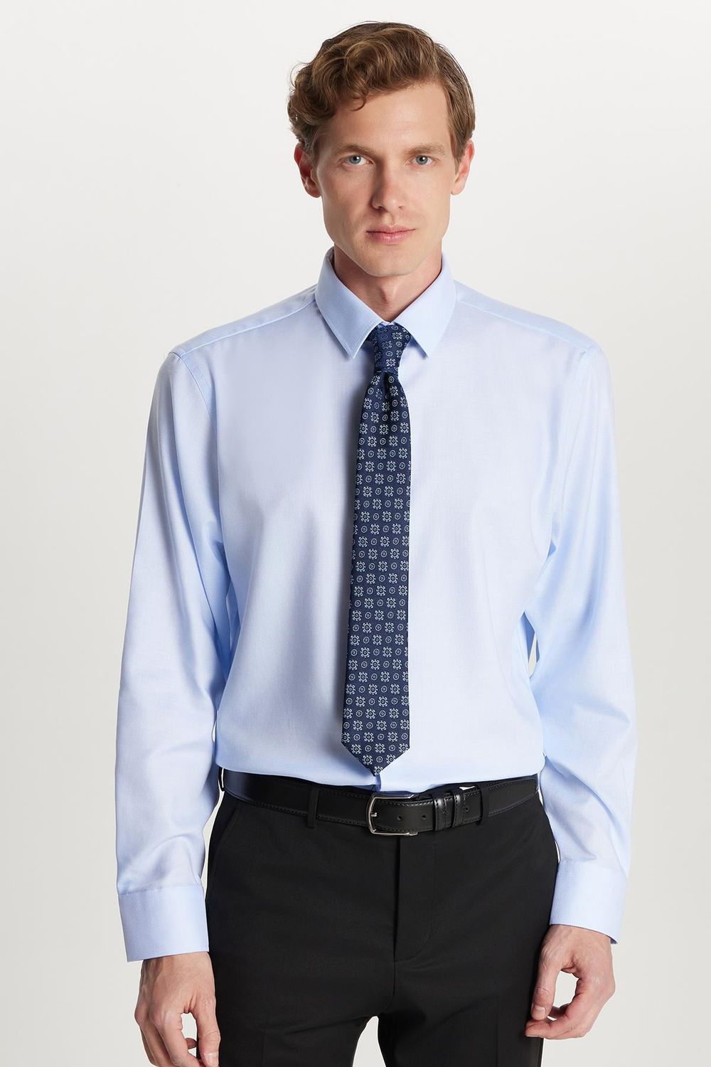 Slim Fit Non-Iron Ütü Gerektirmez Erkek Gömlek