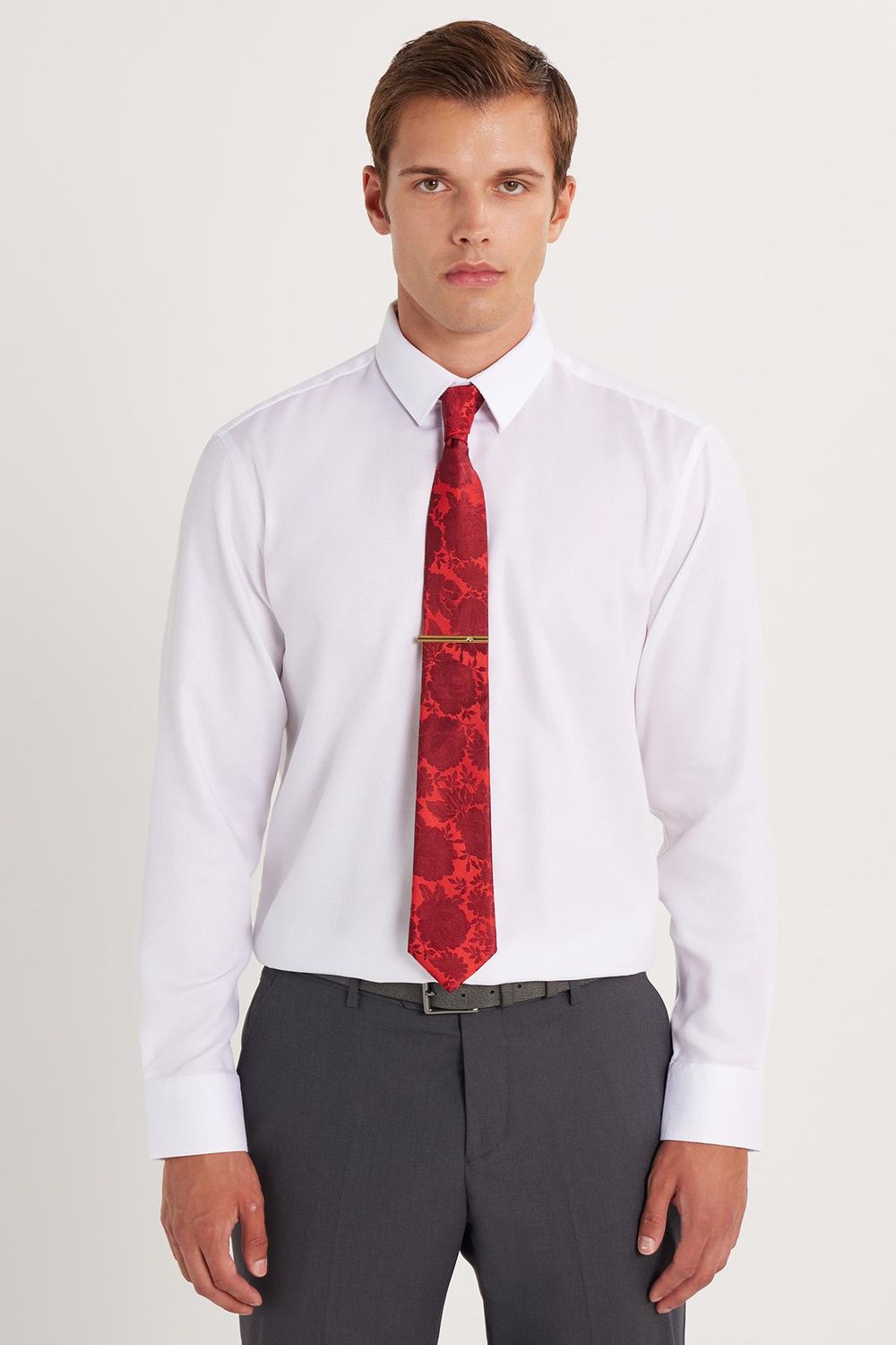Slim Fit Non-Iron Ütü Gerektirmez Erkek Gömlek