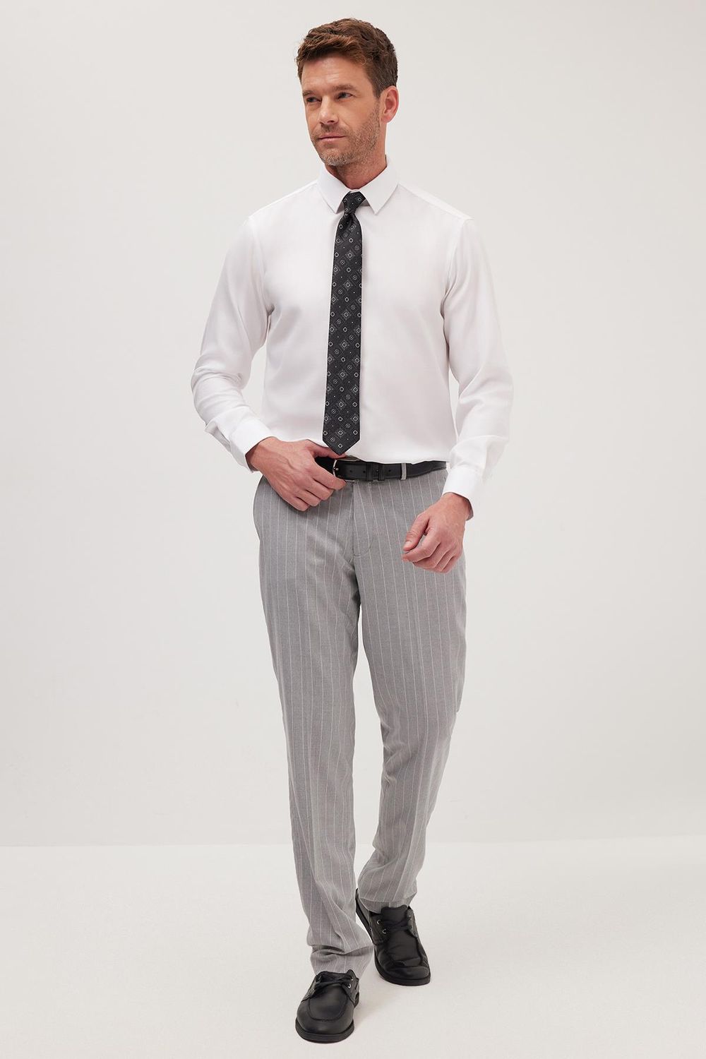 Slim Fit Non-Iron Ütü Gerektirmez Erkek Gömlek