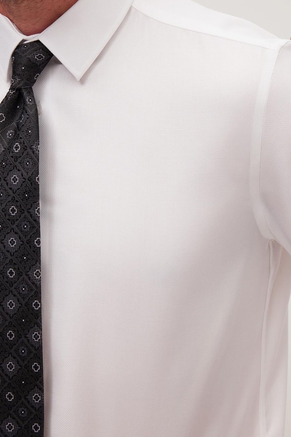 Slim Fit Non-Iron Ütü Gerektirmez Erkek Gömlek