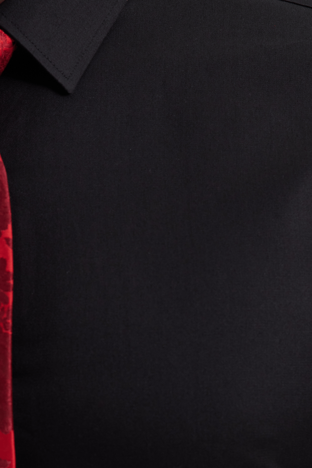 Erkek Slim Fit Non-Iron Pamuklu Doğa Dostu Ekoteks Belgeli Ütü Gerektirmez Siyah Gömlek