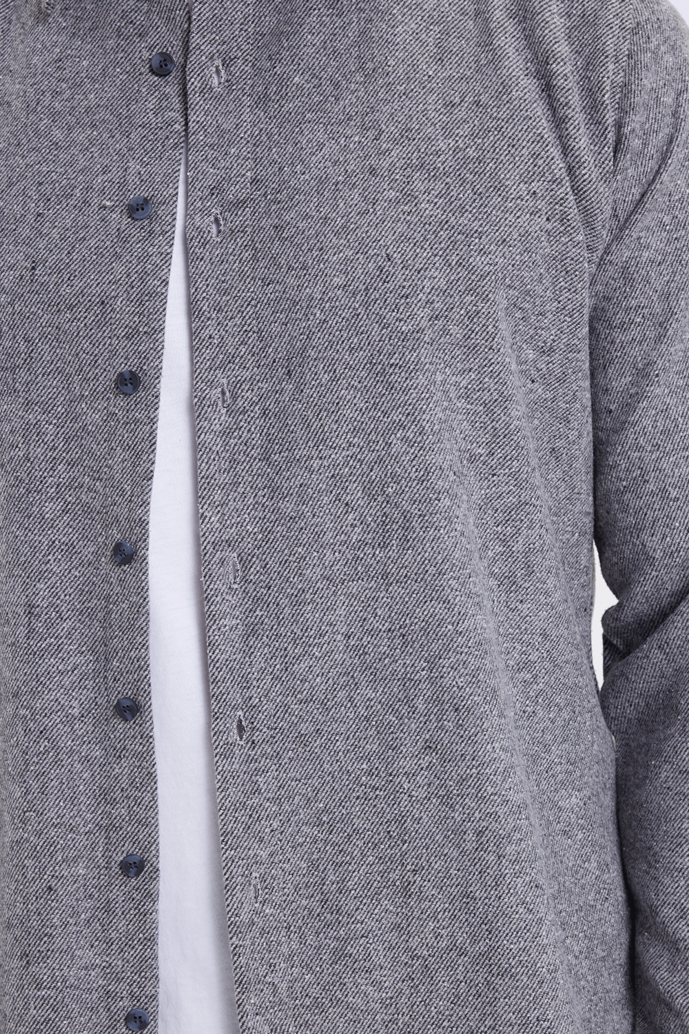 Erkek Slim Fit Dar Kesim Uzun Kollu Düz Kışlık Oduncu Gömlek