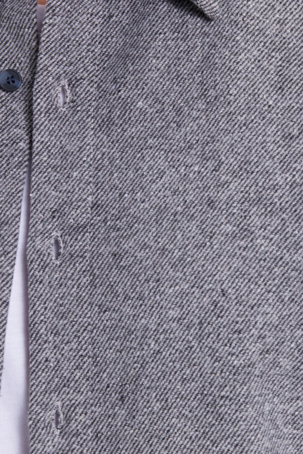 Erkek Slim Fit Dar Kesim Uzun Kollu Düz Kışlık Oduncu Gömlek