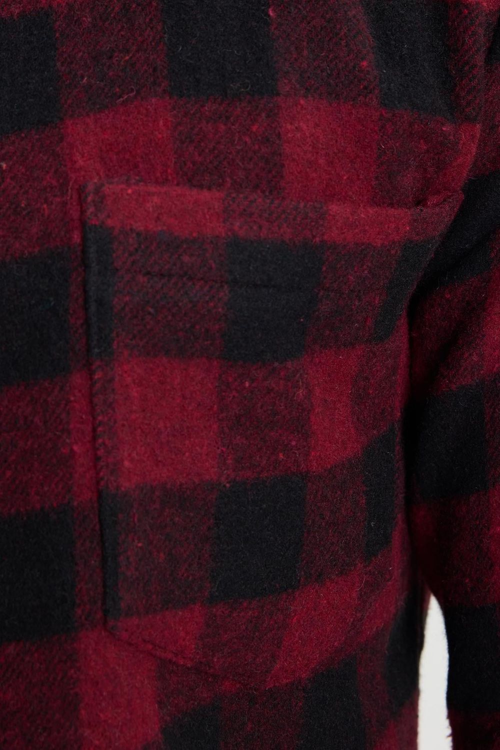 Erkek Slim Fit Dar Kesim Uzun Kollu Cepli Kareli Dama Desenli Kışlık Oduncu Gömlek