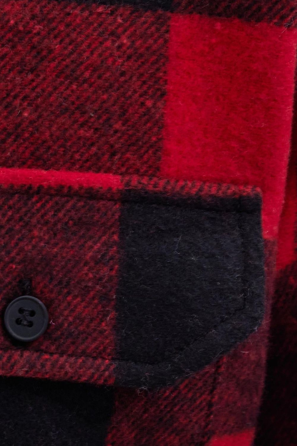 Erkek Slim Fit Dar Kesim Uzun Kollu Kapaklı Çift Cepli Kareli Kışlık Oduncu Gömlek