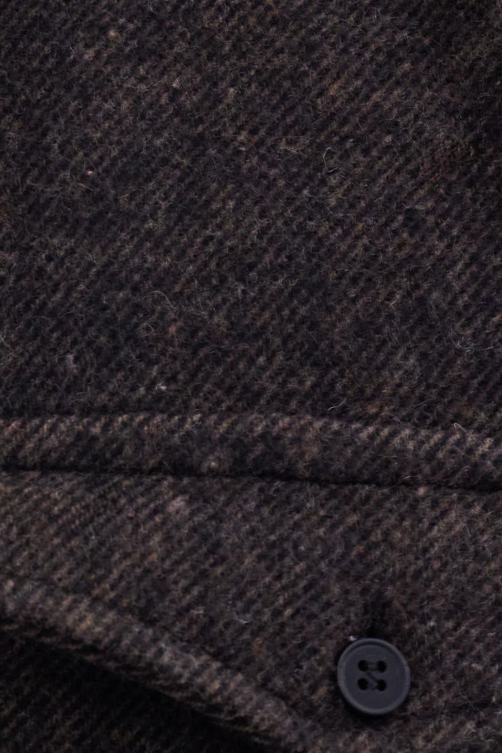 Erkek Slim Fit Tek Cep Kapaklı Düz Oduncu Spor Kahverengi Gömlek