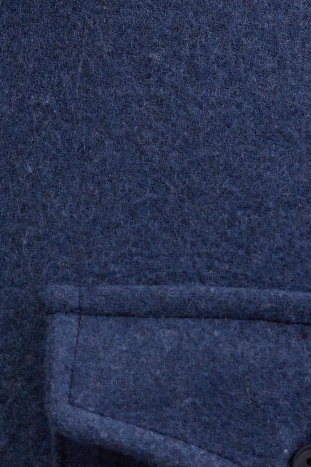 Erkek Slim Fit Tek Cep Kapaklı Düz Oduncu Spor Gömlek