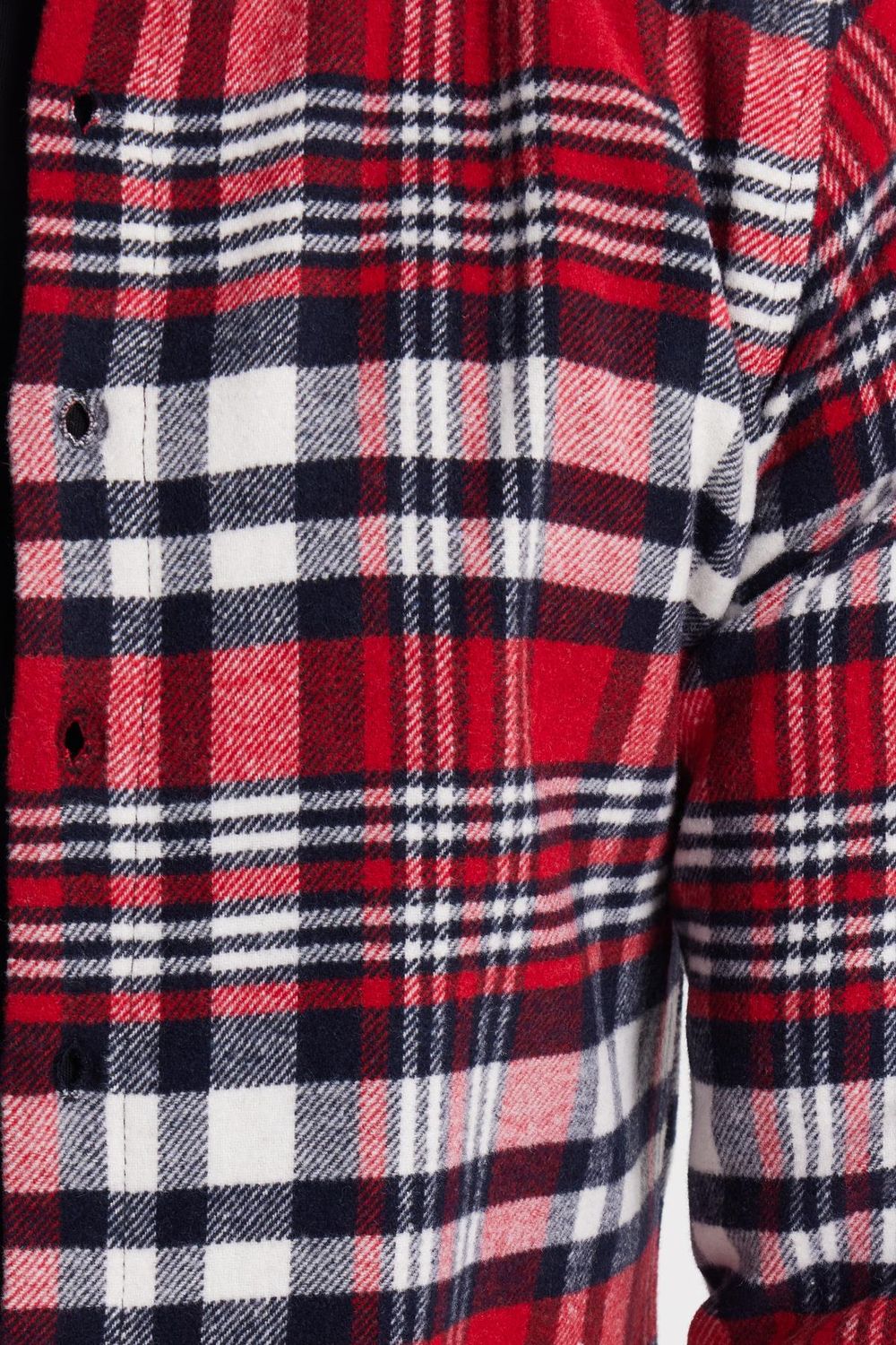 Erkek Slim Fit Dar Kesim Kareli Kışlık Oduncu Gömlek