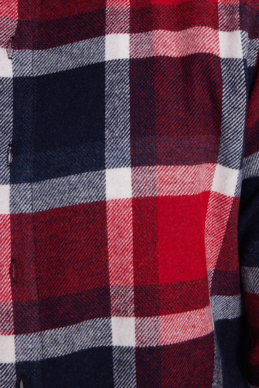 Erkek Slim Fit Dar Kesim Kareli Kışlık Oduncu Gömlek