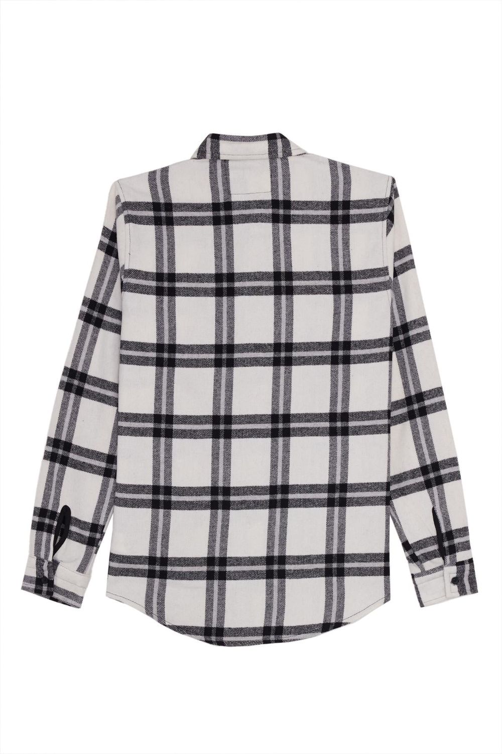 Erkek Slim Fit Dar Kesim Kareli Kışlık Oduncu Gömlek