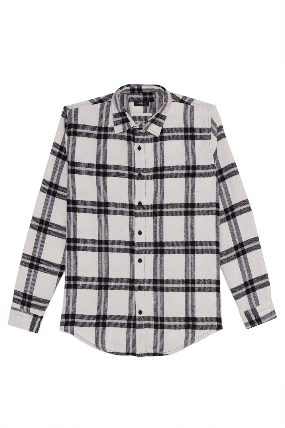 Erkek Slim Fit Dar Kesim Kareli Kışlık Oduncu Gömlek