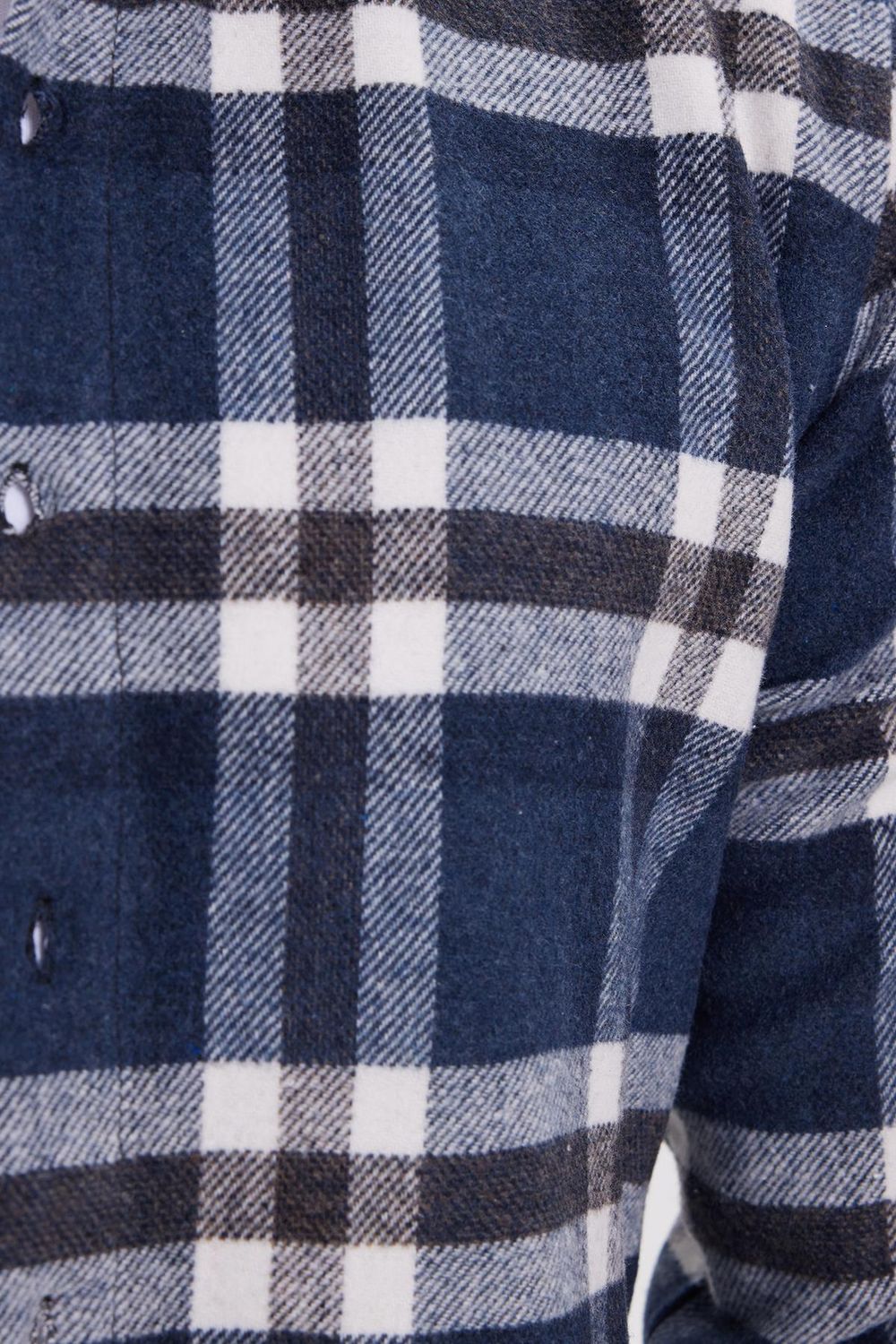 Erkek Slim Fit Dar Kesim Kareli Kışlık Oduncu Gömlek
