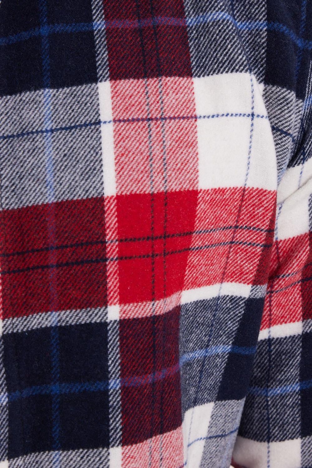 Erkek Slim Fit Dar Kesim Kareli Kışlık Oduncu Gömlek