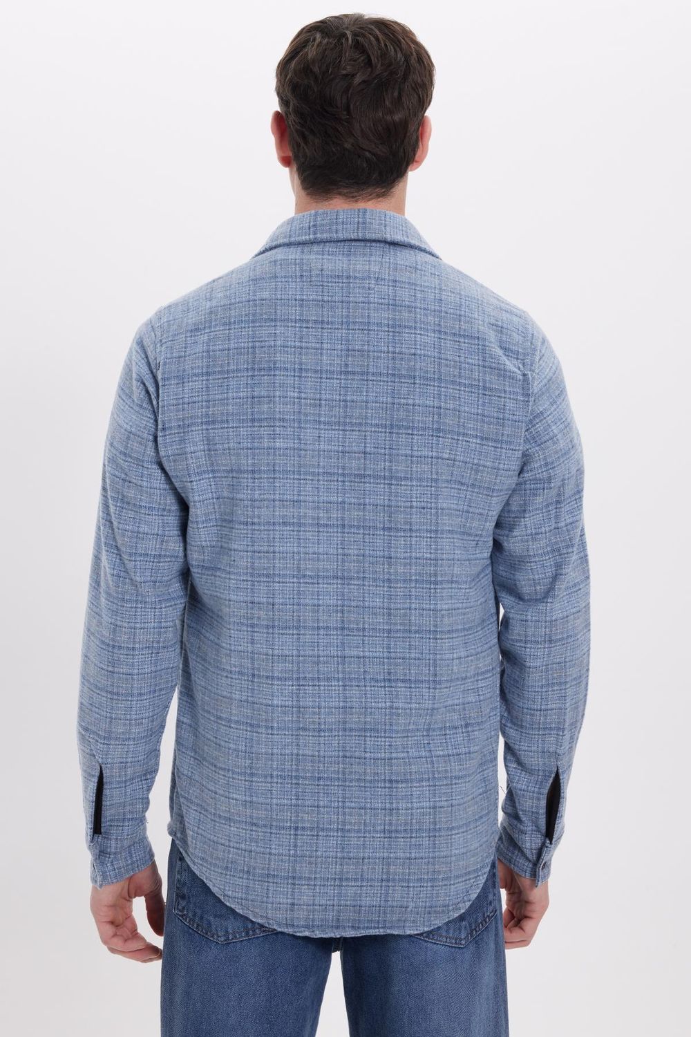 Erkek Slim Fit Dar Kesim Kareli Kışlık Oduncu Gömlek
