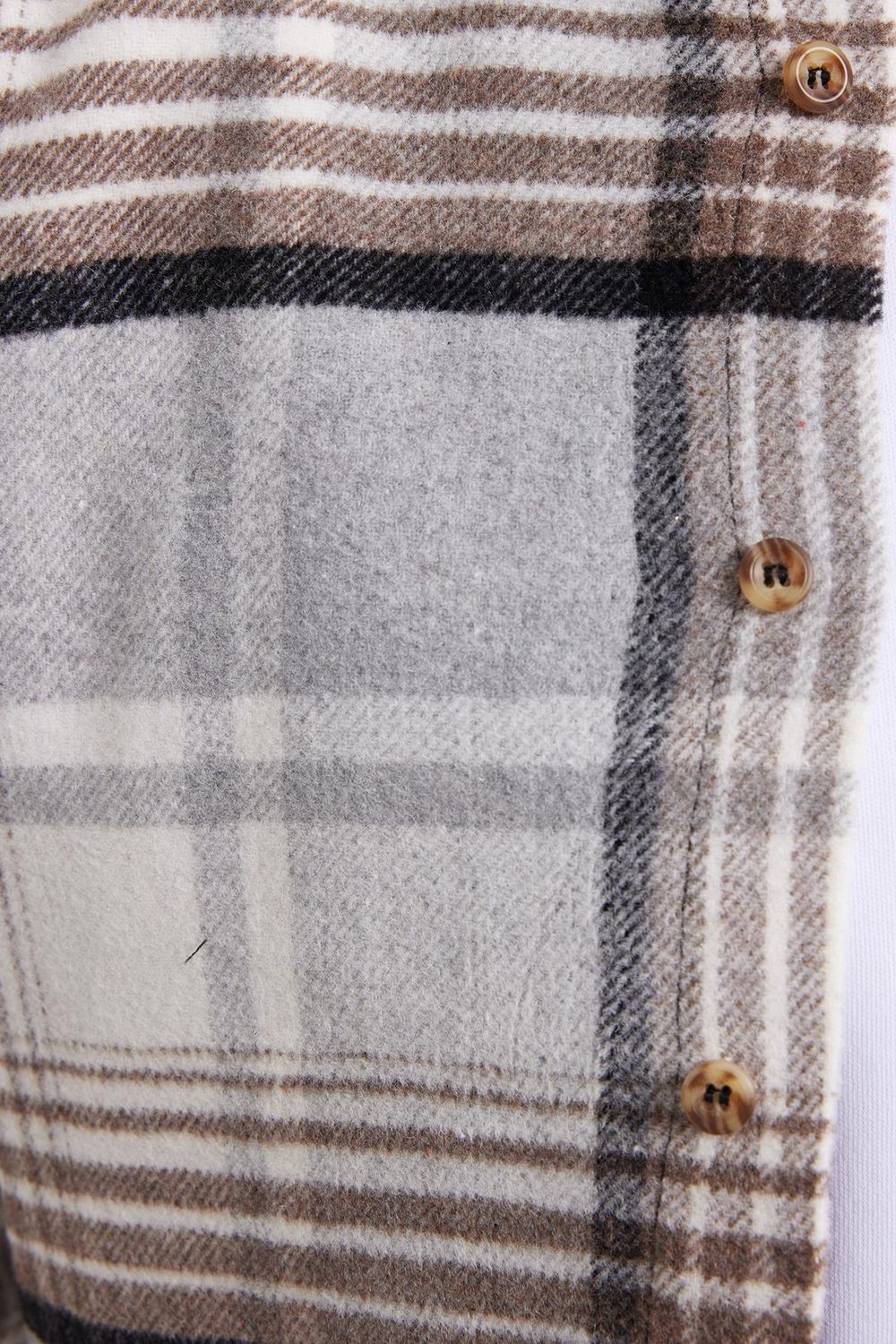Erkek Slim Fit Dar Kesim Kareli Kışlık Oduncu Gömlek