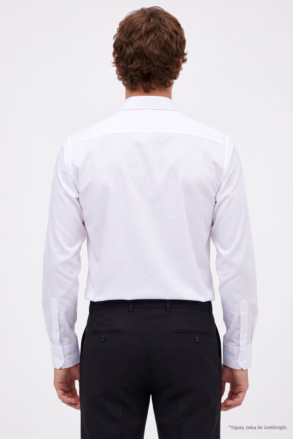 Slim Fit Non-Iron Ütü Gerektirmez Erkek Gömlek