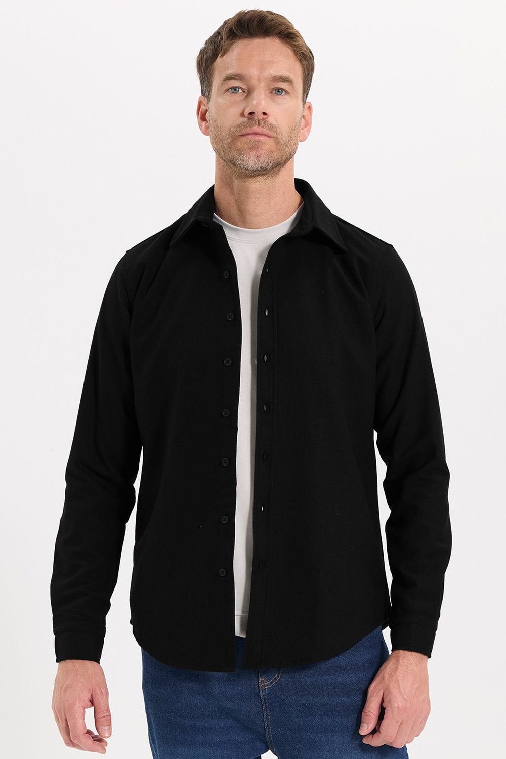 SLIM FIT LONG SLV PLAIN WINTER DASKA  GÖMLEK