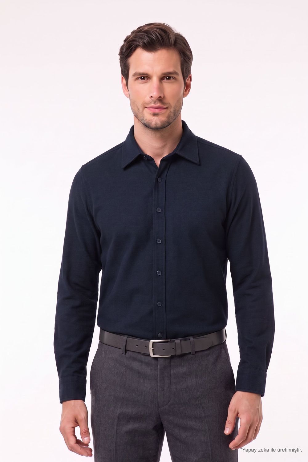 SLIM FIT LONG SLV PLAIN WINTER DASKA  GÖMLEK
