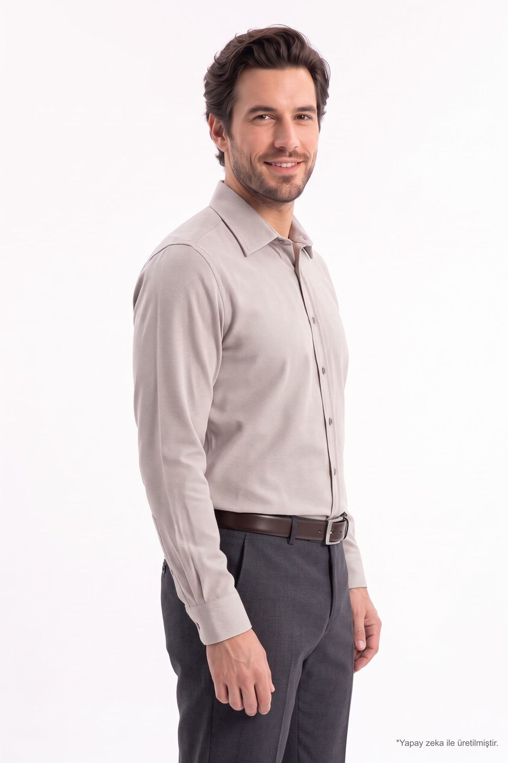 SLIM FIT LONG SLV PLAIN WINTER DASKA  GÖMLEK