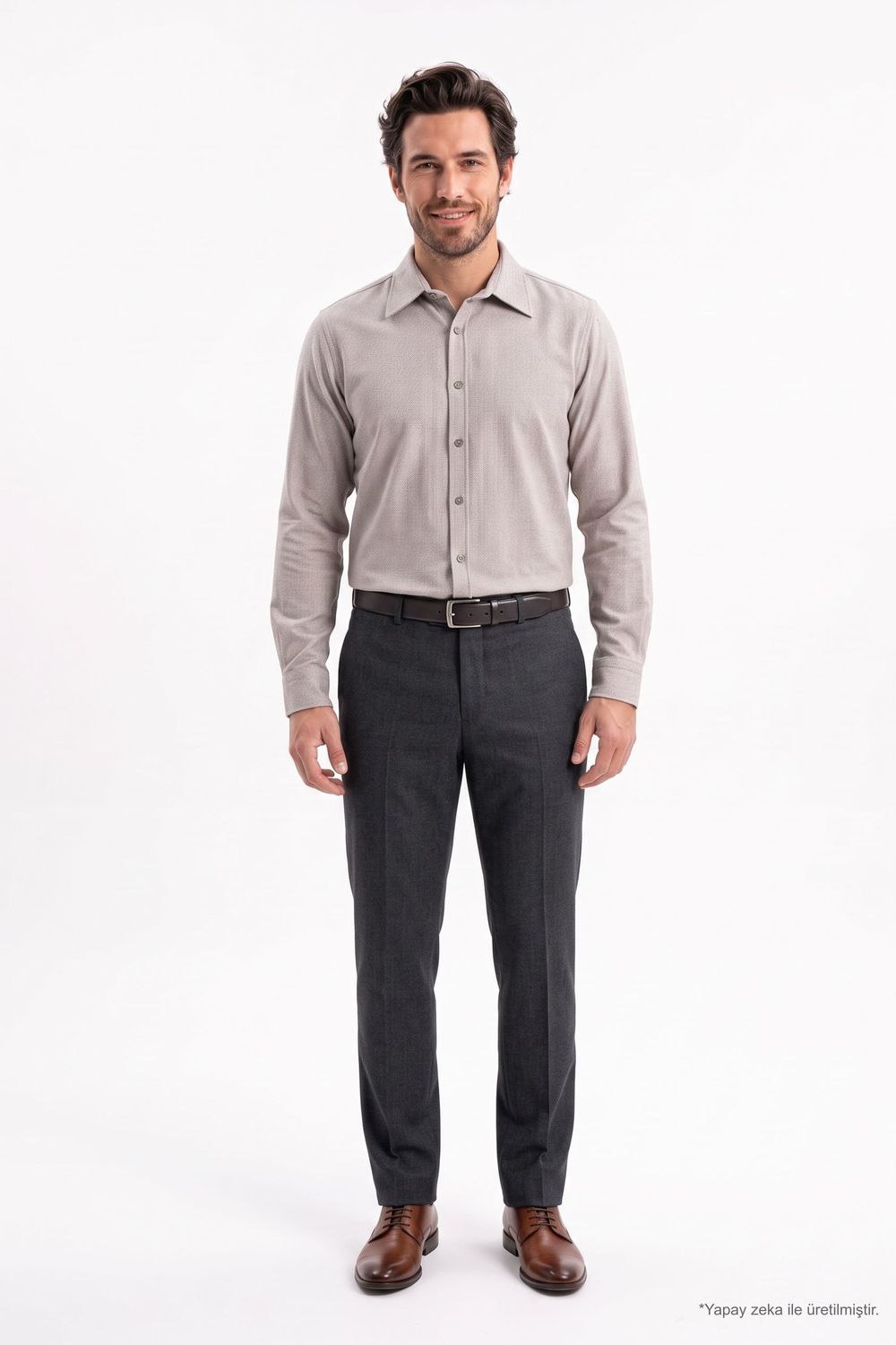 SLIM FIT LONG SLV PLAIN WINTER DASKA  GÖMLEK