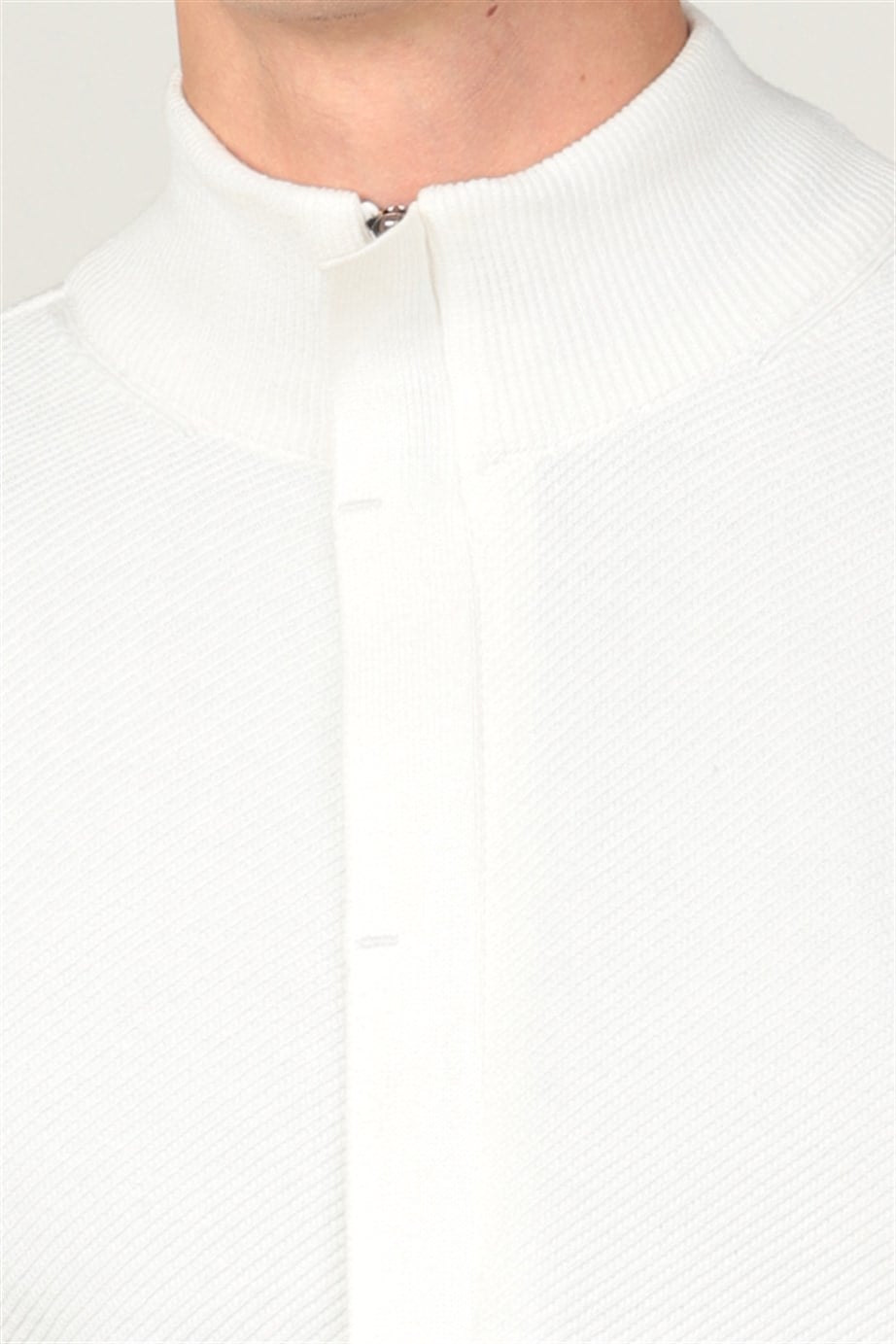 Slim Fit Armürlü Erkek Hırka