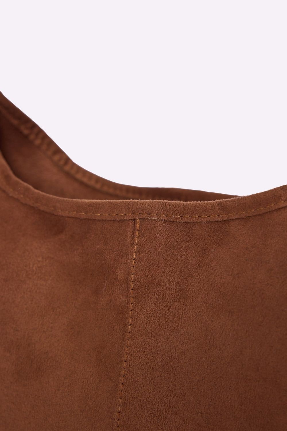 Kadın Süet Görünümlü Yumuşak Yapılı Günlük Taba Kol ve Omuz Çantası