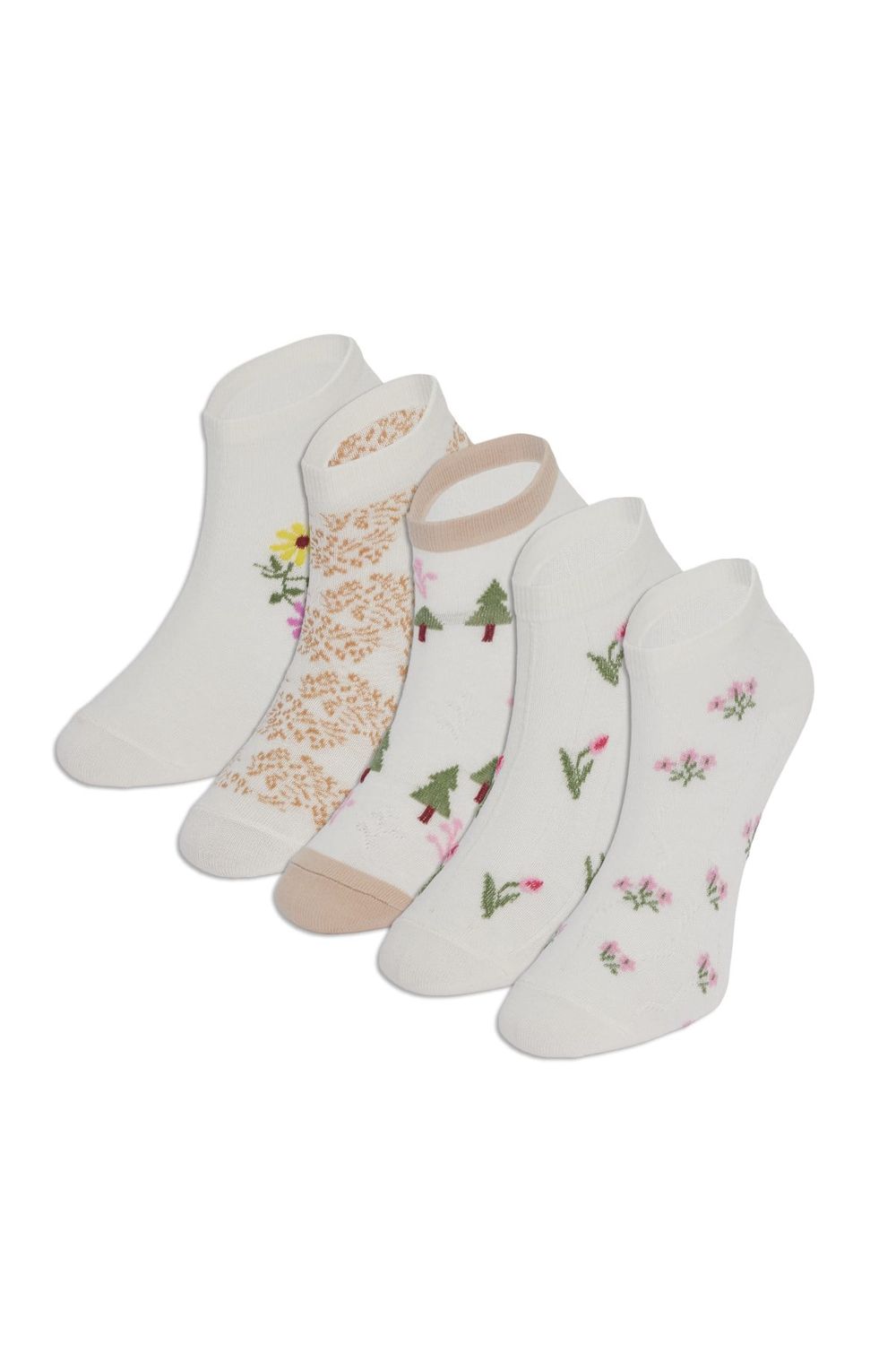 WOMAN LOW SOCKS 5  PAIRS ÇORAP