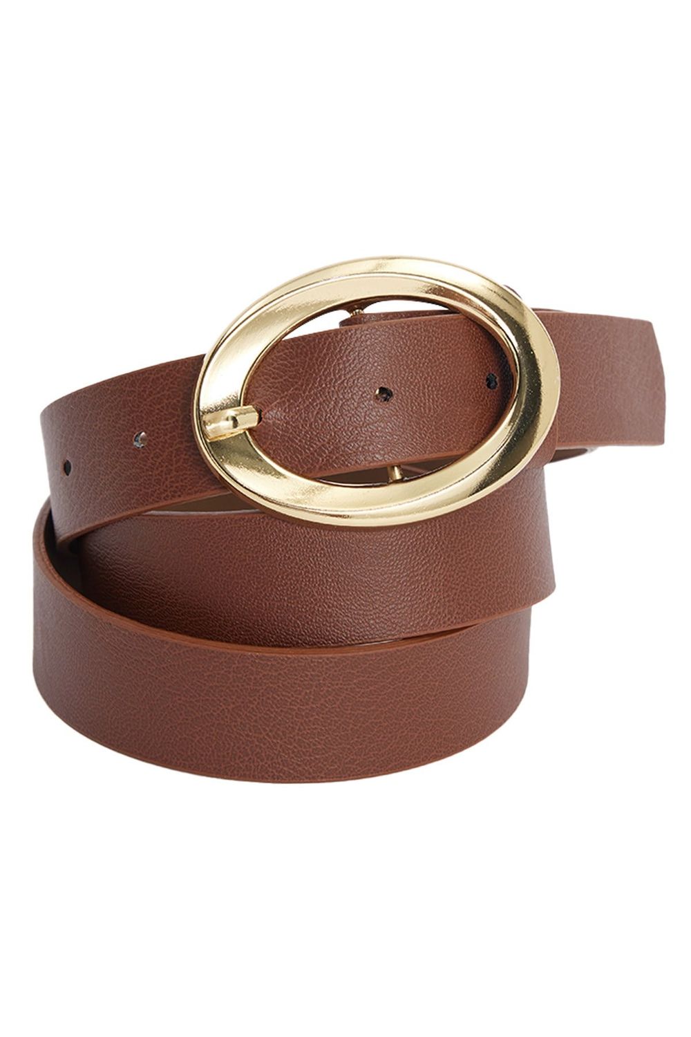 WOMAN BELT ARTIFICIAL LEATHER THREE PIECES 3,5 CM - KEMER