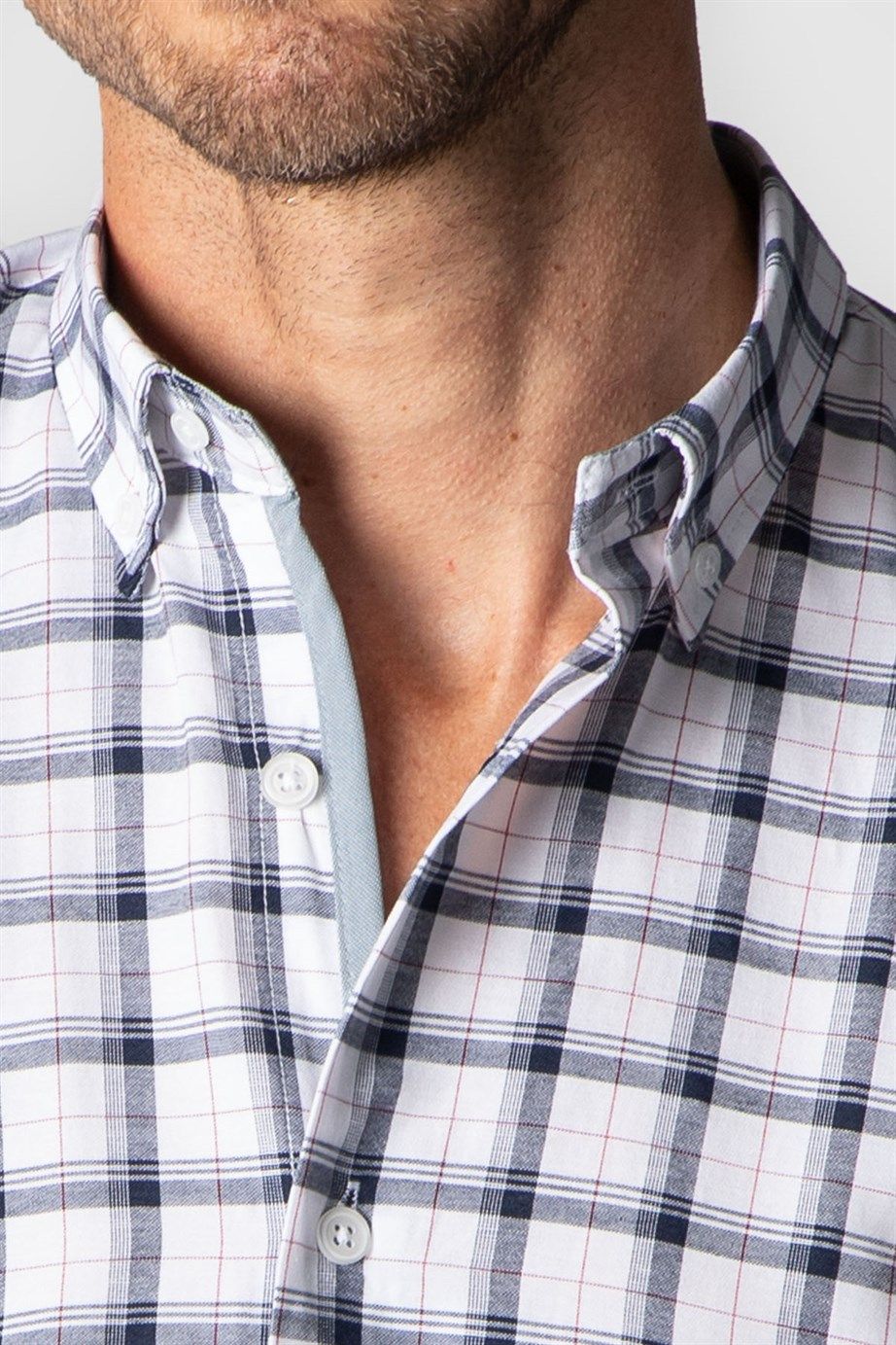 Klasik Fit Rahat Kesim Kareli Erkek Gömlek