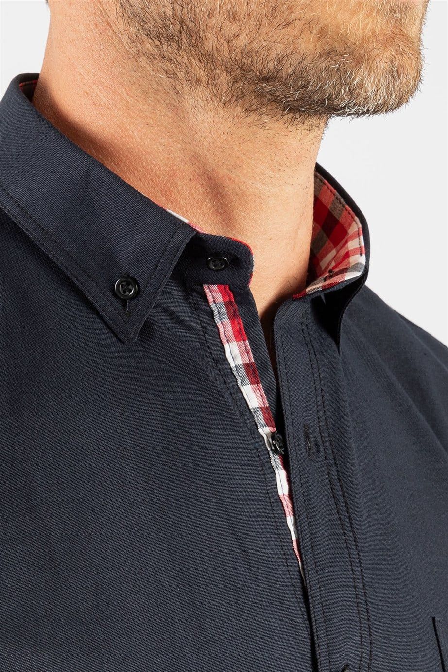 Klasik Fit Rahat Kesim Poplin Oxford Erkek Gömlek