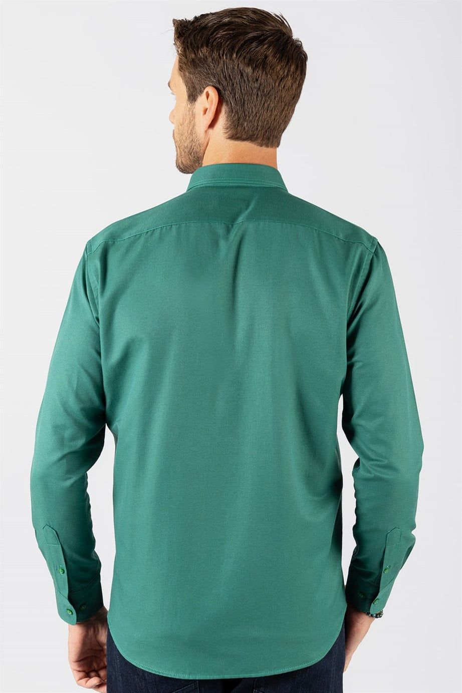 Klasik Fit Rahat Kesim Poplin Oxford Erkek Gömlek