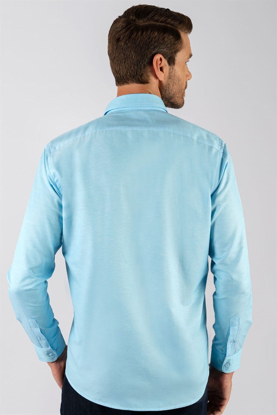 Klasik Fit Rahat Kesim Poplin Oxford Erkek Gömlek