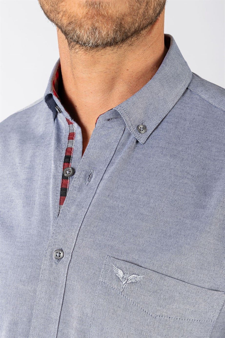 Klasik Fit Rahat Kesim Poplin Oxford Erkek Gömlek