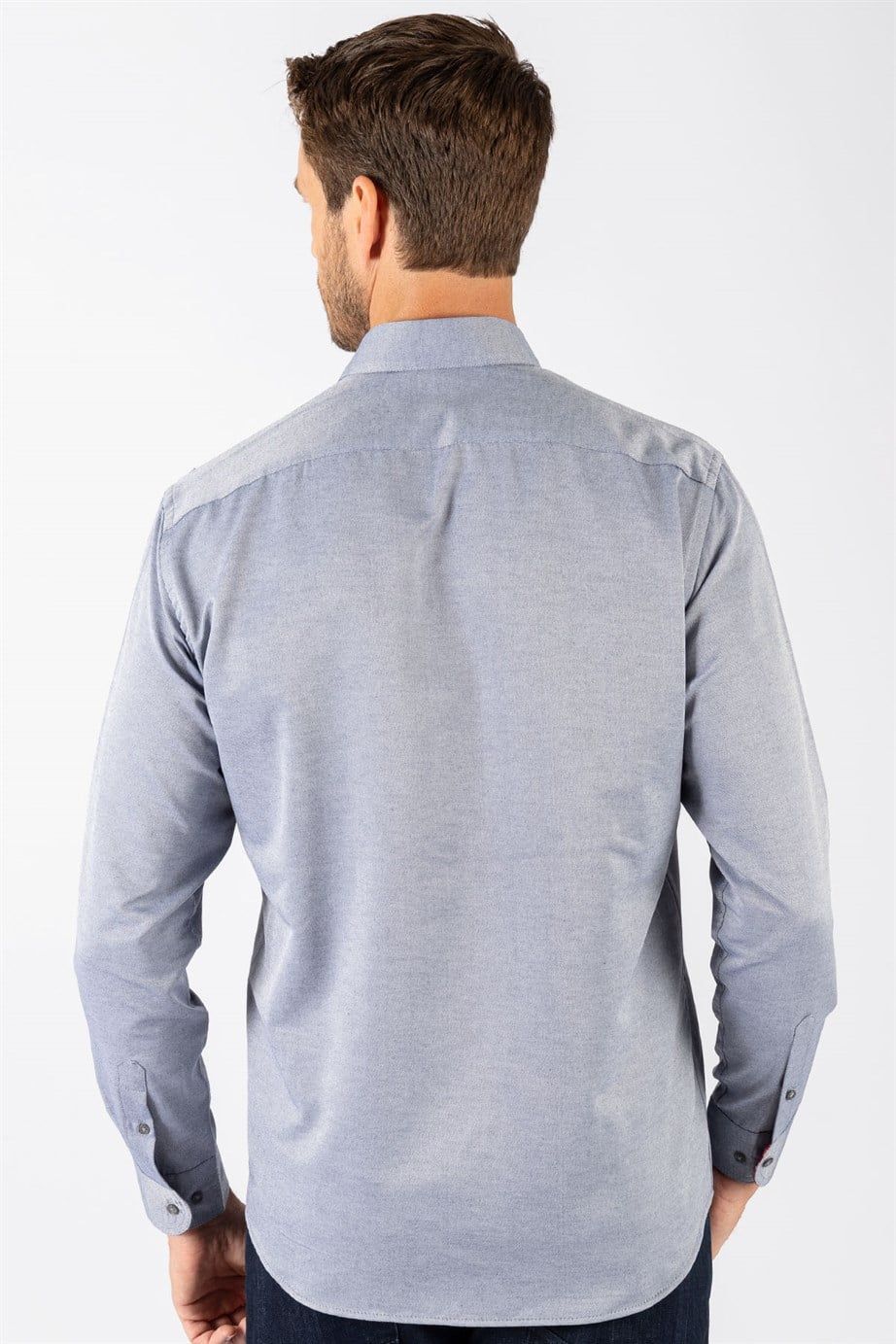 Klasik Fit Rahat Kesim Poplin Oxford Erkek Gömlek