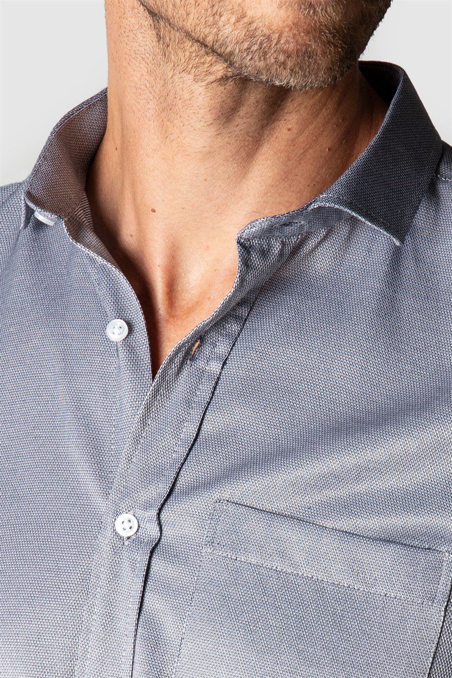 Klasik Fit Desenli Erkek Gömlek