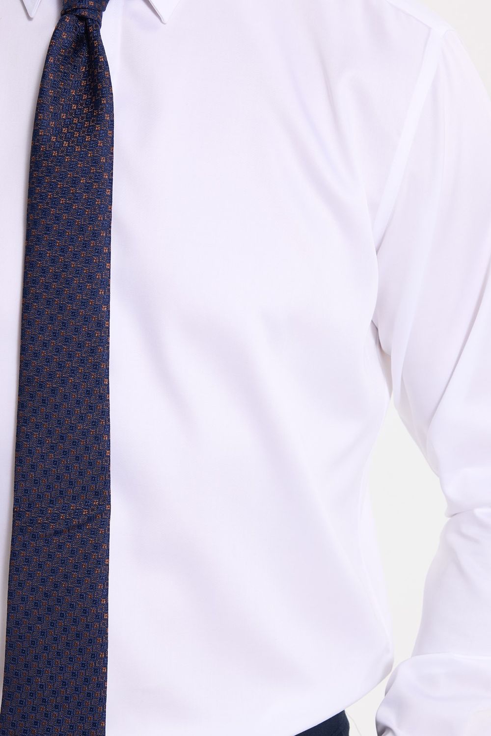 Regular Fit Beyaz Non-Iron %100 Pamuk Doğa Dostu Ekoteks Belgeli  Gömlek