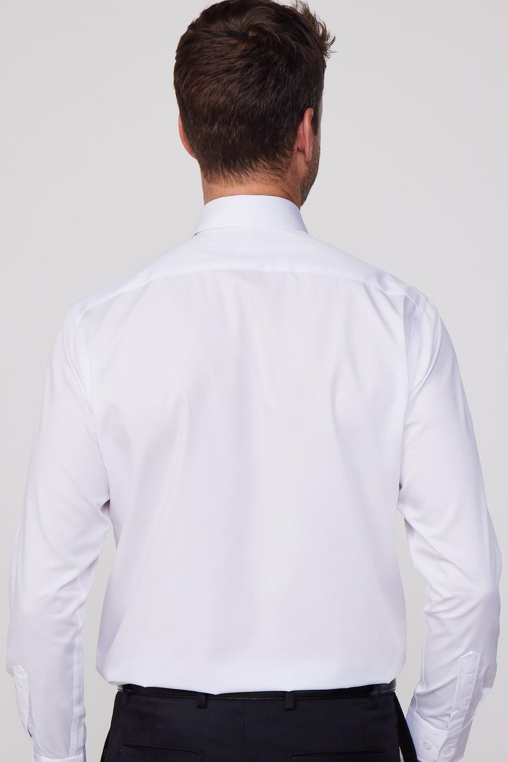 Klasik Fit Non Iron Beyaz Erkek Gömlek