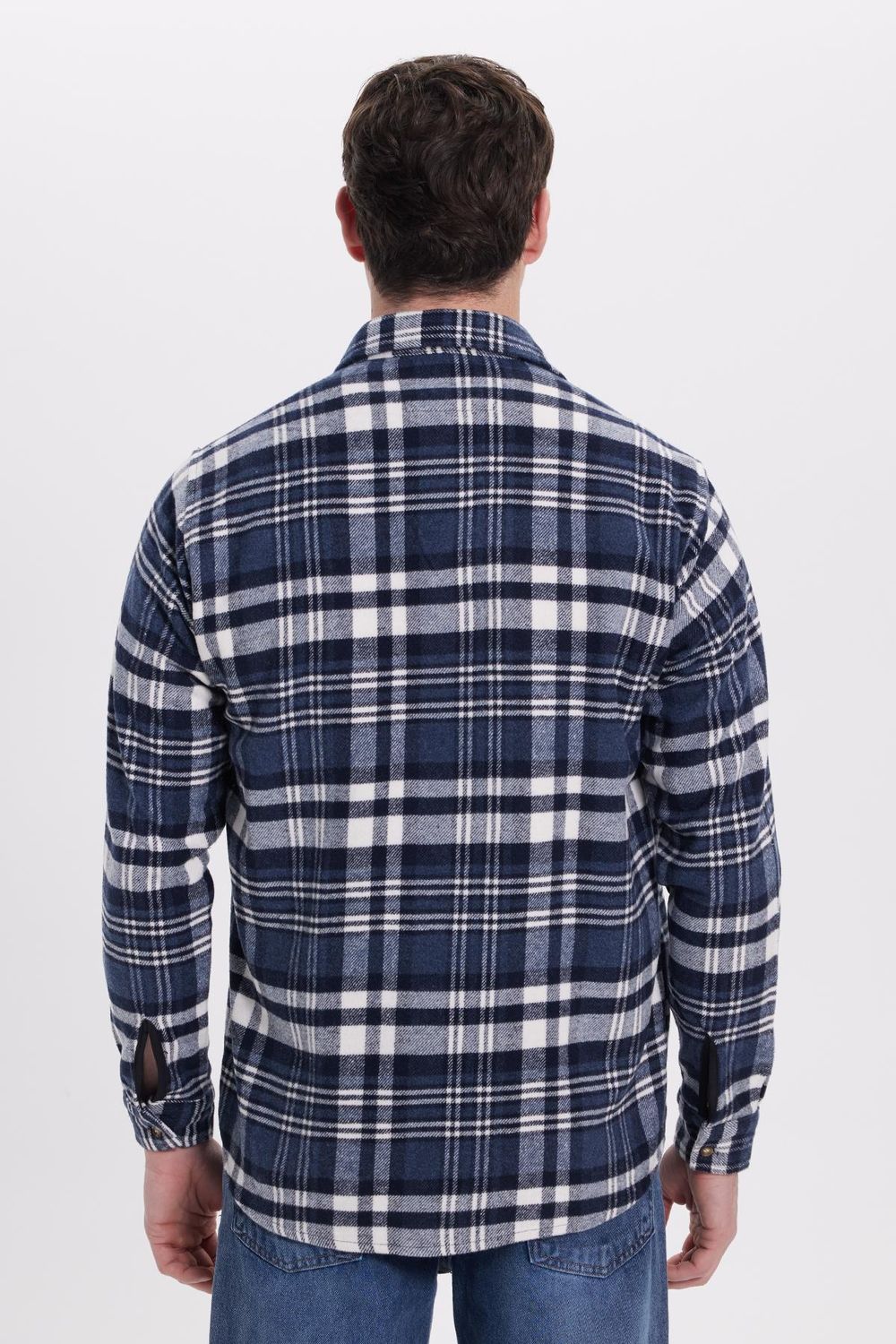 Erkek Regular Fit Rahat Kesim Kışlık Kareli Oduncu Gömlek