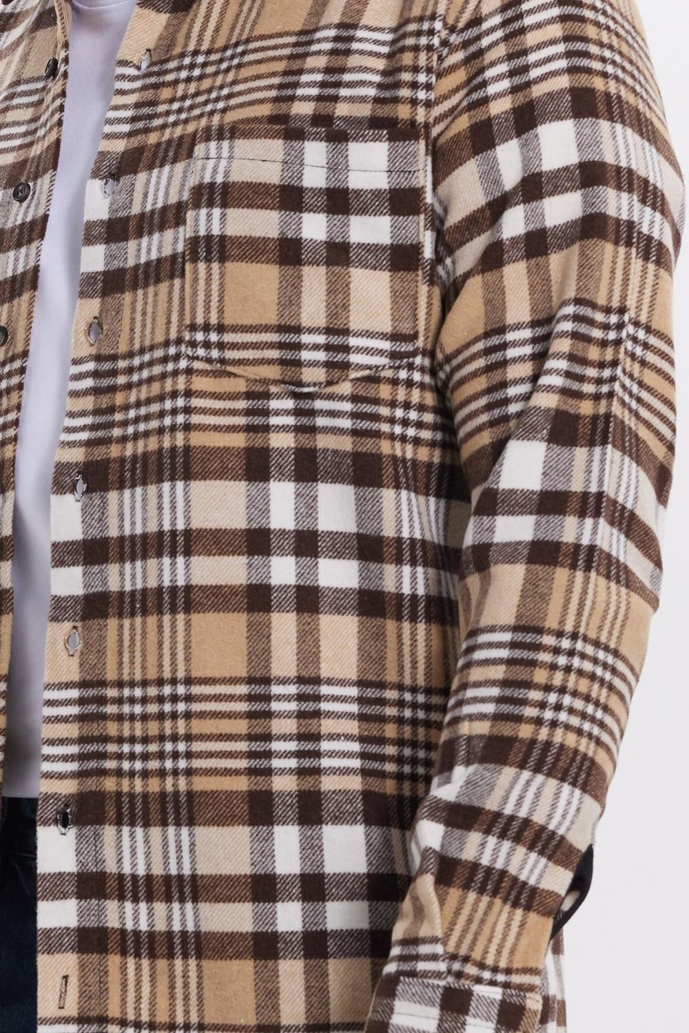 Erkek Regular Fit Rahat Kesim Kışlık Kareli Oduncu Gömlek