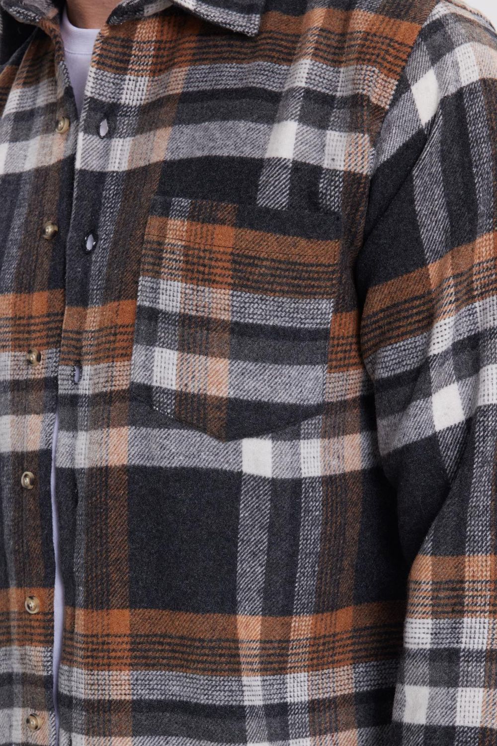 Erkek Regular Fit Rahat Kesim Kışlık Kareli Oduncu Gömlek