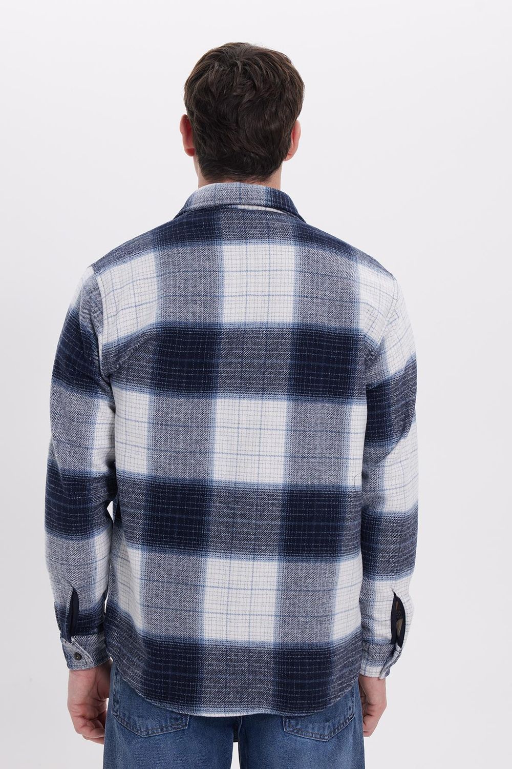 Erkek Regular Fit Rahat Kesim Kışlık Kareli Oduncu Gömlek