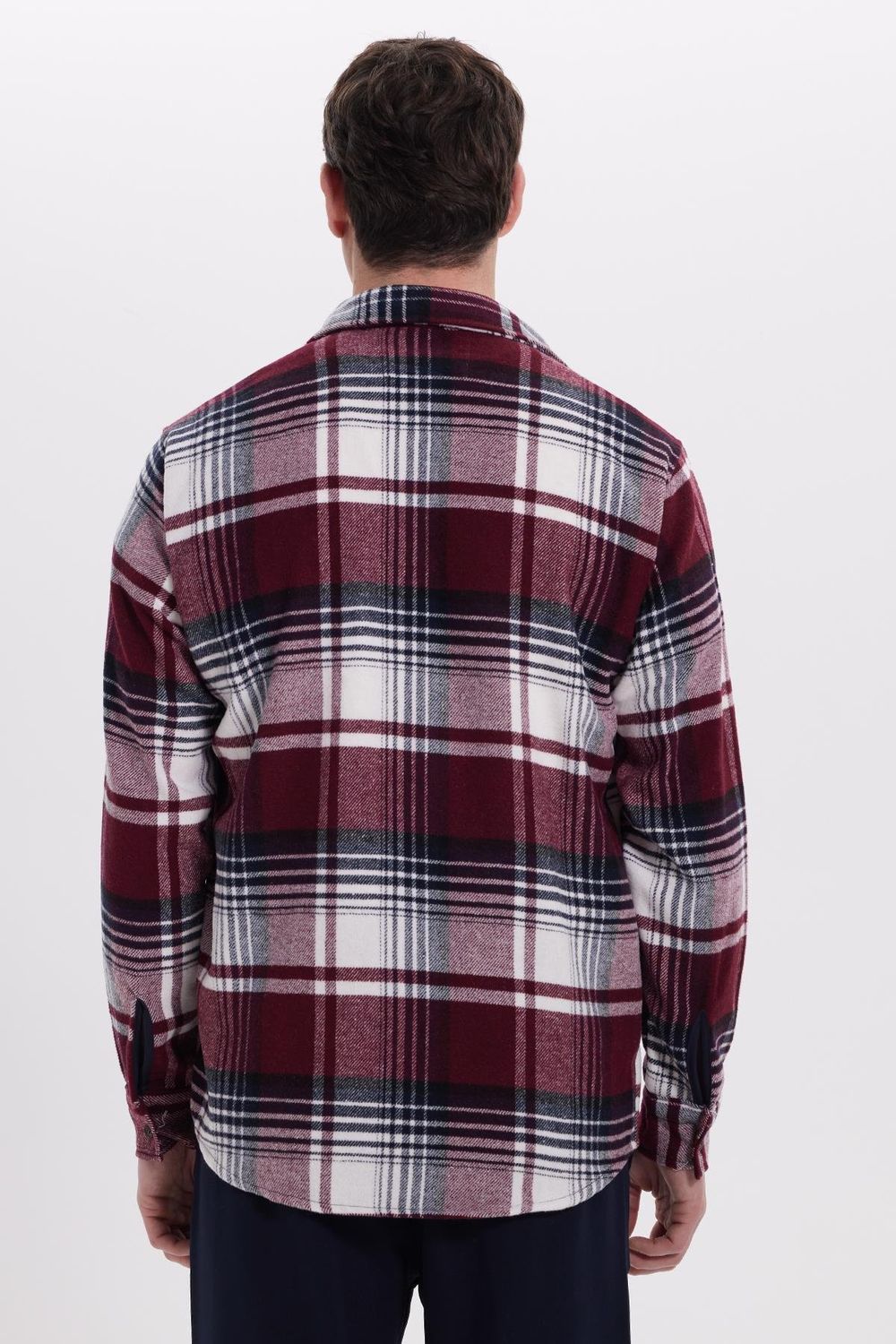 Erkek Regular Fit Rahat Kesim Kışlık Kareli Oduncu Gömlek