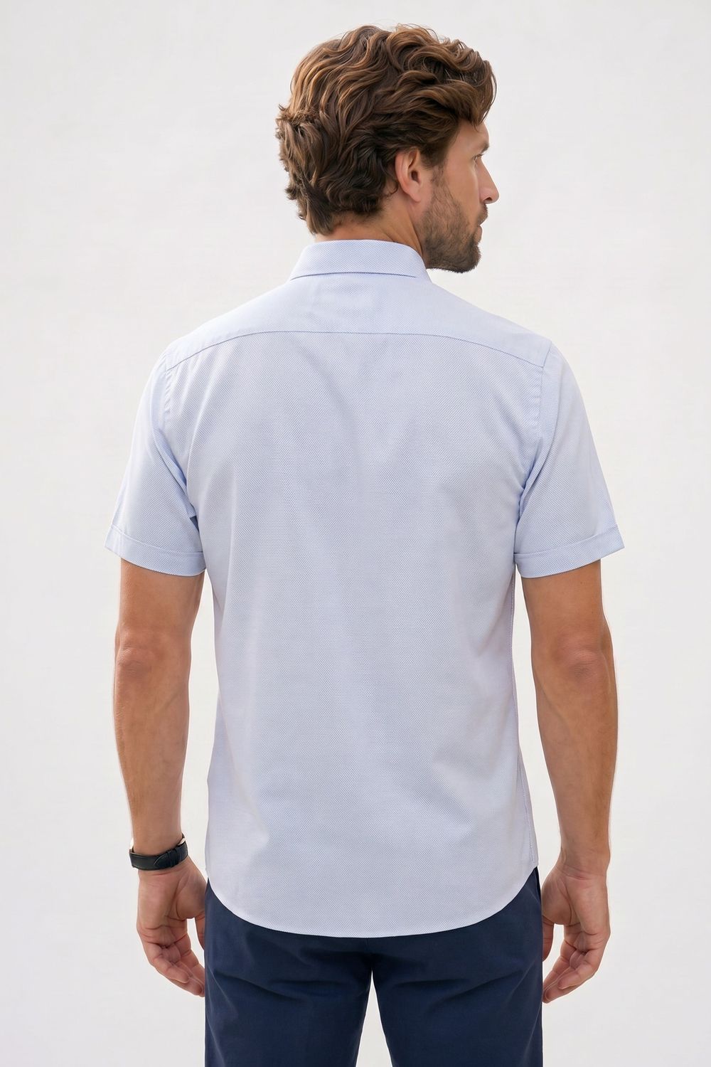 CLASSIC FIT SHORT SLV TEXTURE 25/26 GÖMLEK